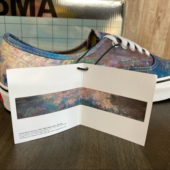 Vans Authentic MoMa Claude Monet Waterlilies Shoes - Picture 9 of 11